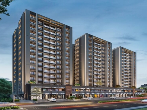 Eklingi Satvam 3 BHK Night View