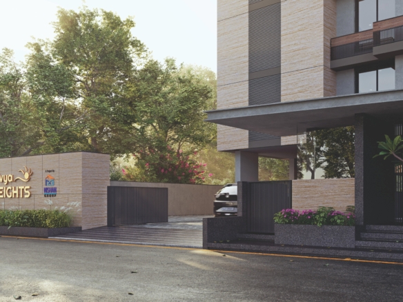 Nishan Divya Heights Main Gate Entry