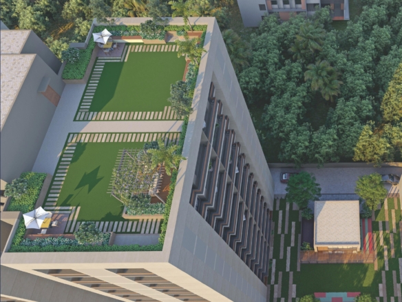 Nishan Divya Heights Terrace Area