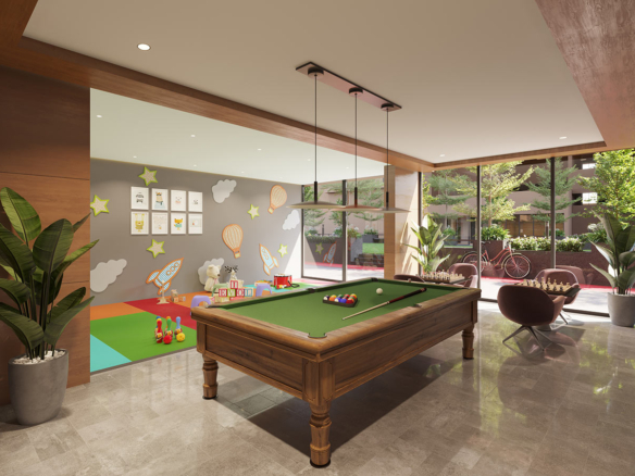 Ratna Turqoise Greenz Indoor Games View
