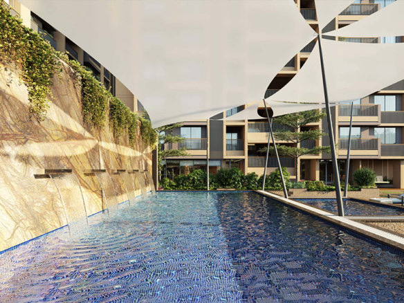Shilp Revanta Swimming Pool Area