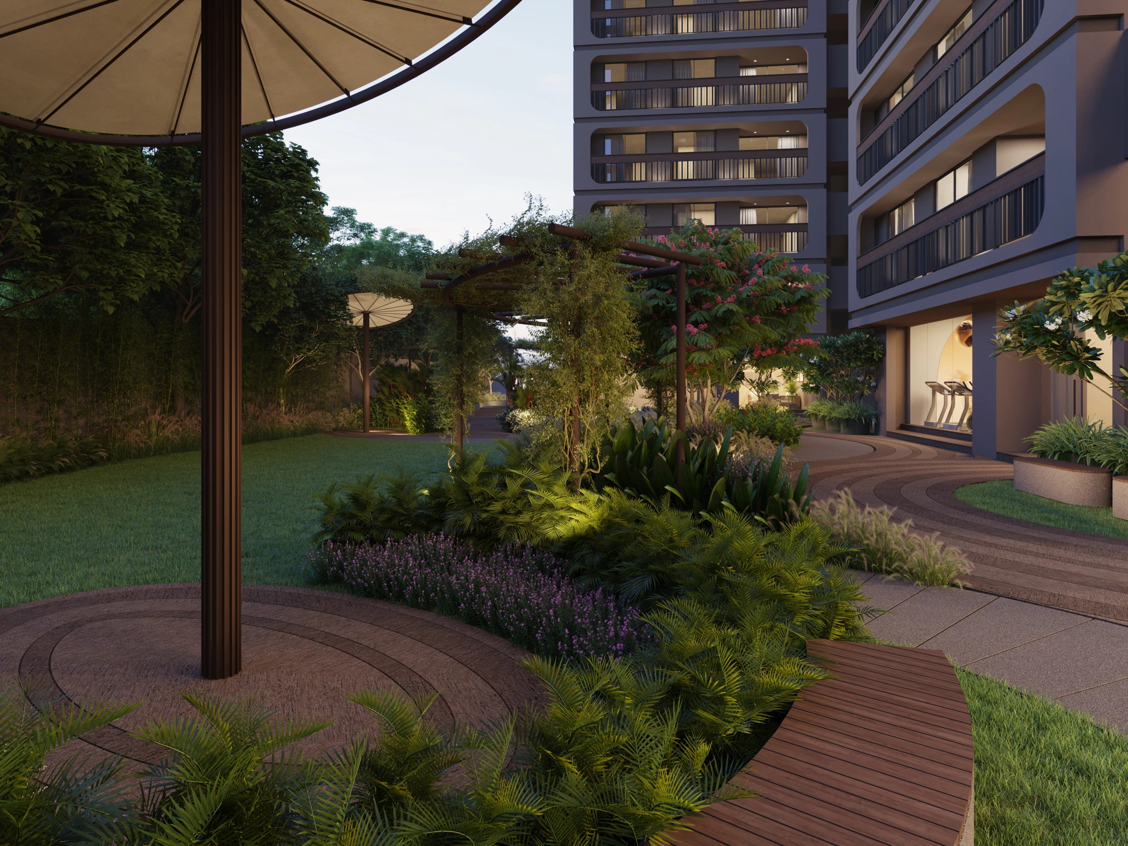 Vivaan Essence Evening Garden View